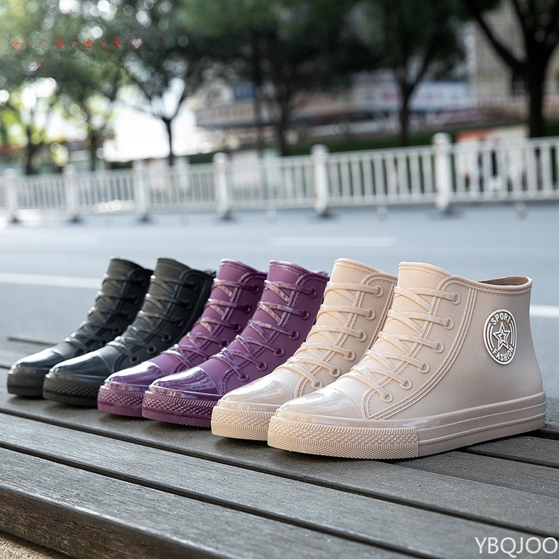 Men'S Shoes Water Resistant - Sepatu Bot Hujan Wanita Tabung Pendek