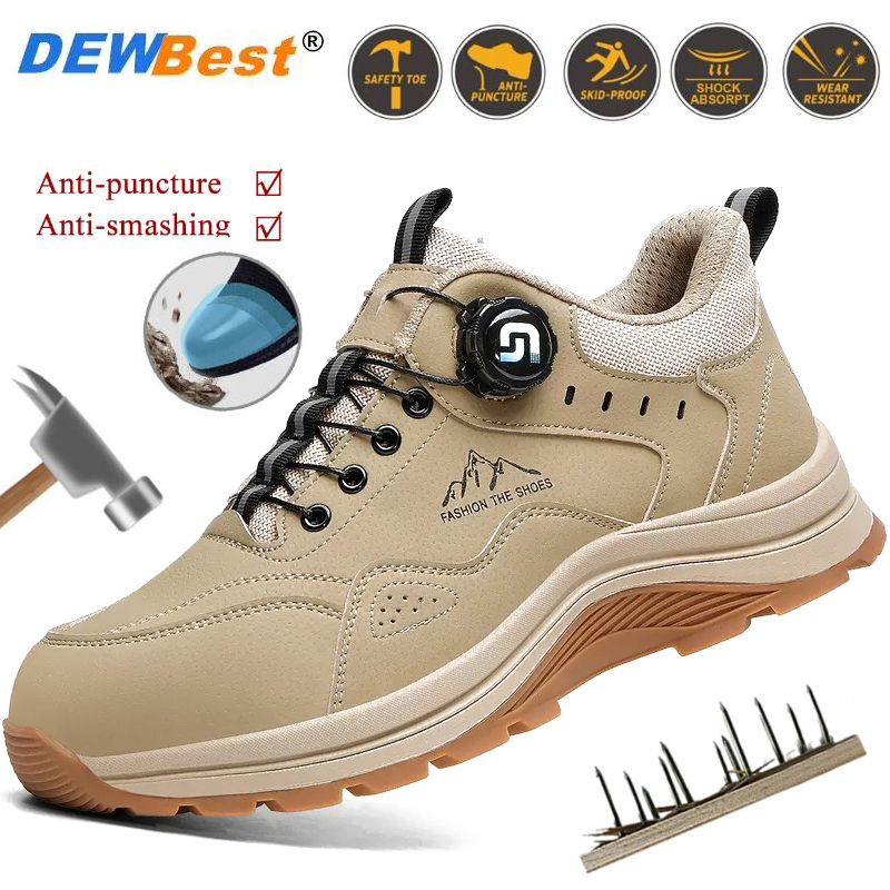 Men'S Shoes Smart - Sepatu Kerja Konstruksi Musim Panas Pria