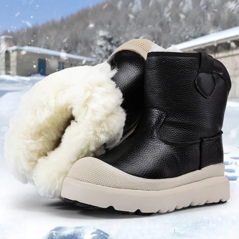 Men'S Shoes Increase Height - Sepatu Bot Salju Pria Kulit Asli
