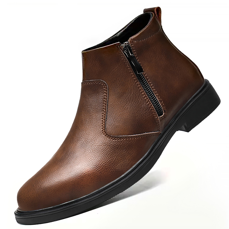 Men'S Shoes Hey Dude - Sepatu Kulit High-Top Baru Musim Gugur