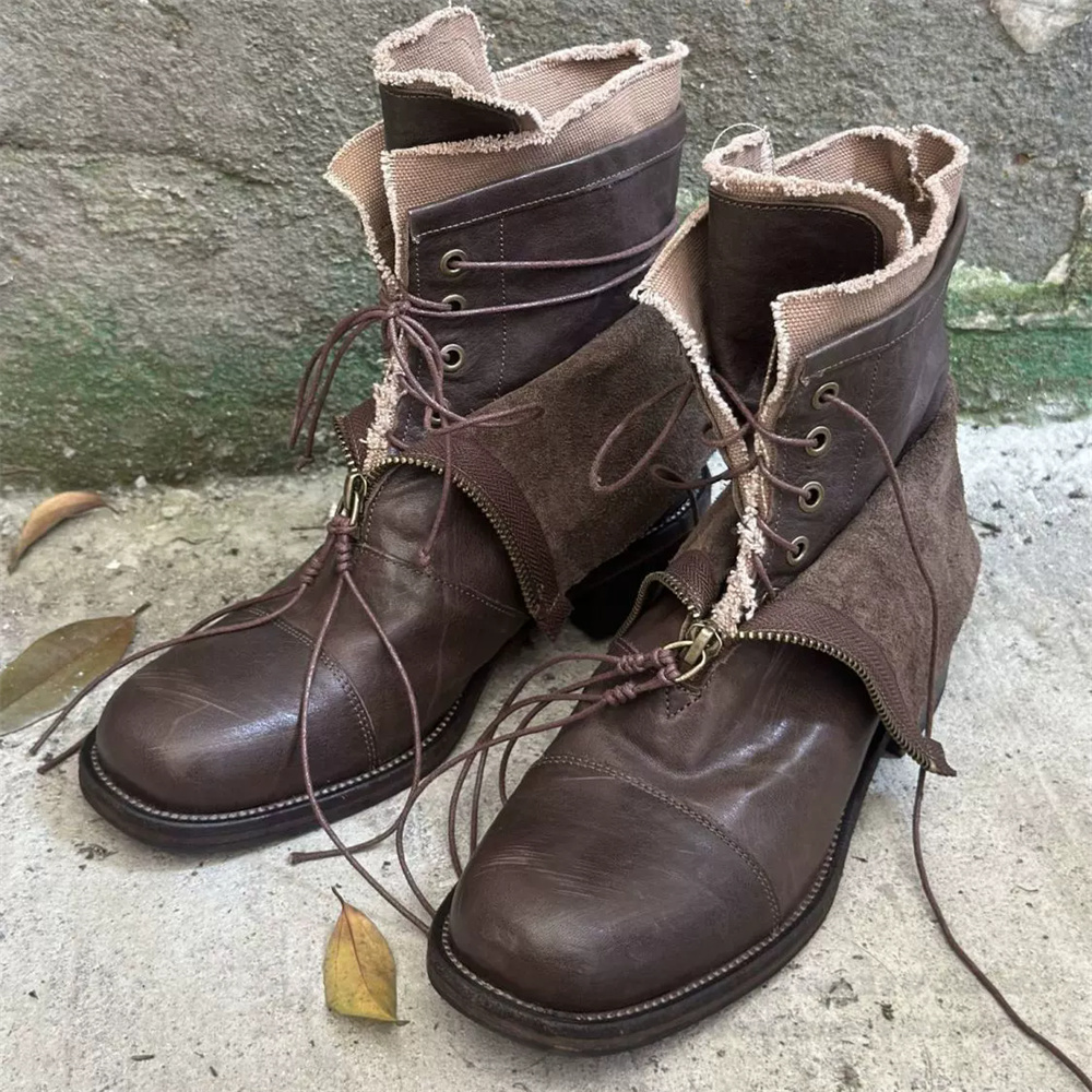Men'S Shoes Increase Height - Sepatu Boots Pria Trendy Sol Tebal