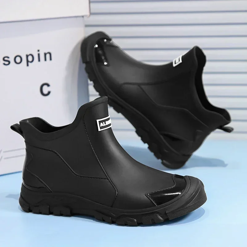 Men'S Shoes Water Resistant - Sepatu Bot Hujan Pendek Pria yang