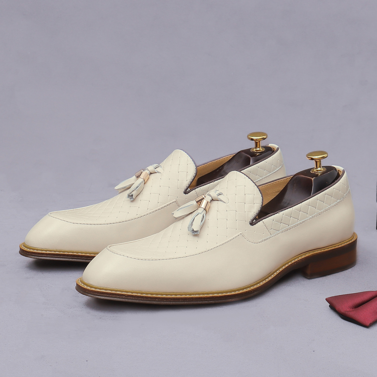 Men'S Shoes Smart - Sepatu Loafer Pria Kulit Sintetis Tekstur
