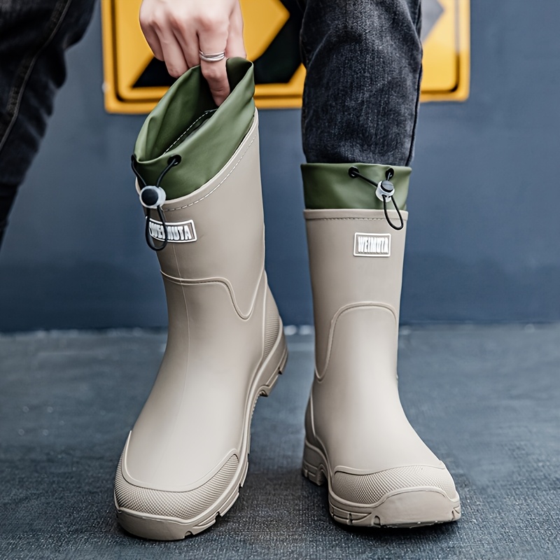 Men'S Shoes Water Resistant - Sepatu Bot Hujan Pria Anti Air