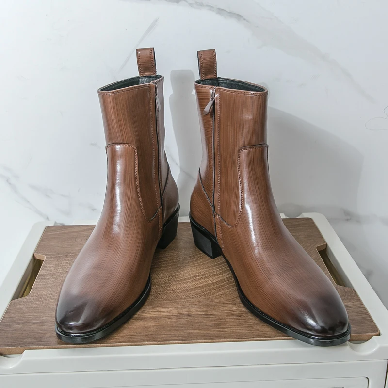 Sepatu Boots Chelsea Kulit Kas - Men'S Shoes Hey Dude ulasan dan harga