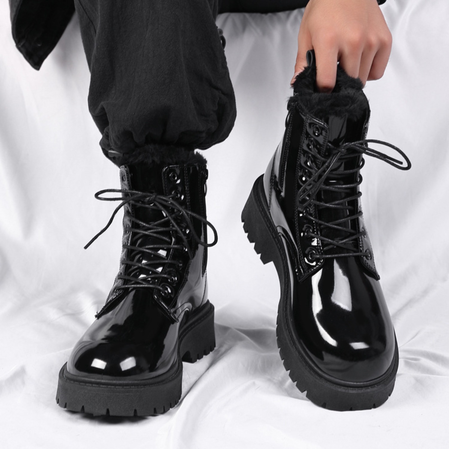 Sepatu bot pria berbulu hangat - Men'S Shoes Hoka Sale ulasan dan harga