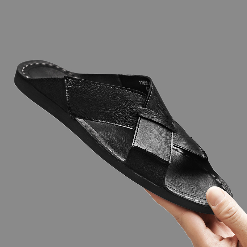 Sandal Pria Kulit Asli Fashion - Men'S Shoes Hey Dude ulasan dan harga