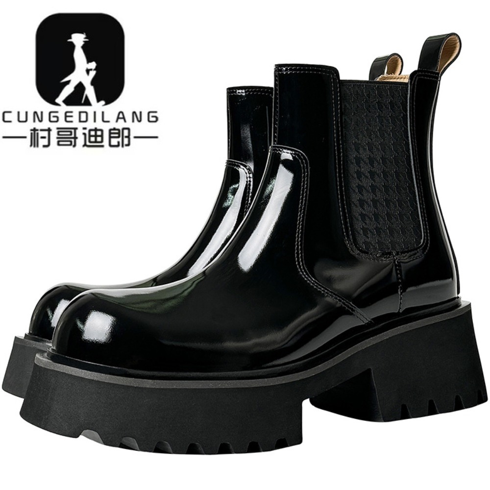 Sepatu Bot Chelsea Pria untuk  - Men'S Shoes Increase Height ulasan dan harga