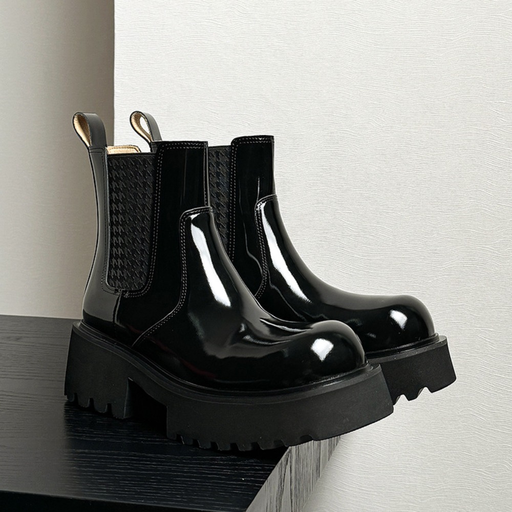 Sepatu Bot Chelsea Pria untuk  - Men'S Shoes Increase Height ulasan dan harga