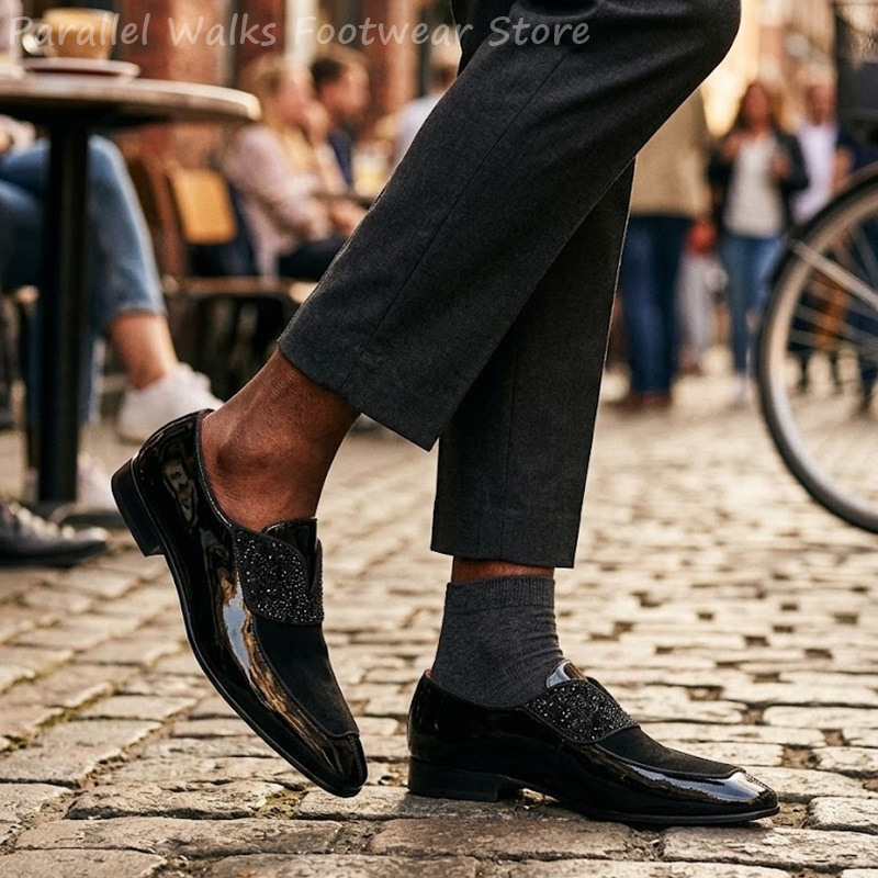 Sepatu Loafer Pria Hitam Kulit - Men'S Shoes Smart ulasan dan harga