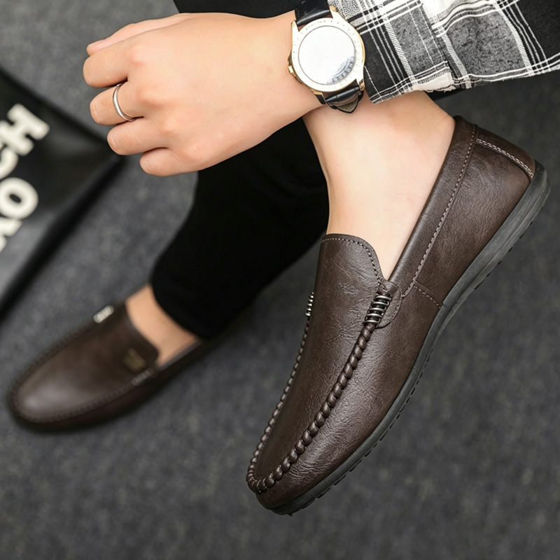 Sepatu Kulit Pria Gaya Inggris - Men'S Shoes Hey Dude ulasan dan harga