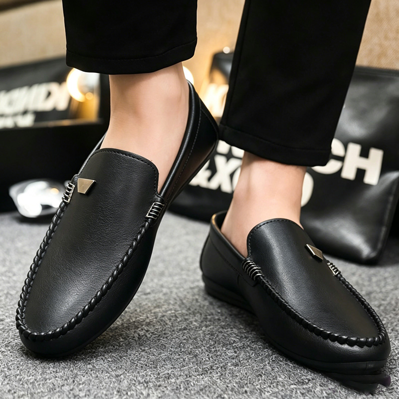 Sepatu Kulit Pria Gaya Inggris - Men'S Shoes Hey Dude ulasan dan harga
