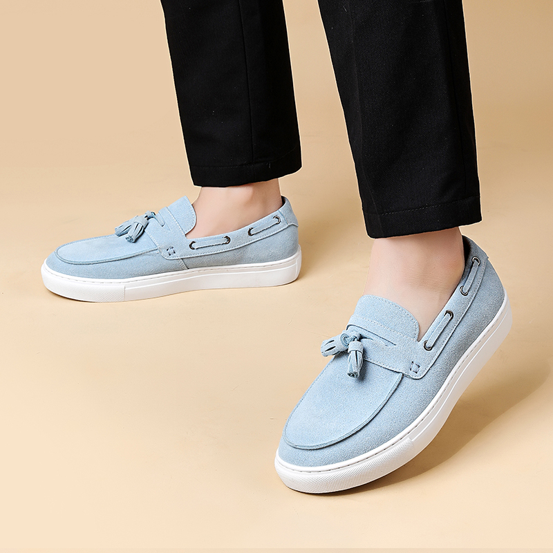 Sepatu Loafer Kulit Suede Pria - Men'S Shoes Hey Dude ulasan dan harga