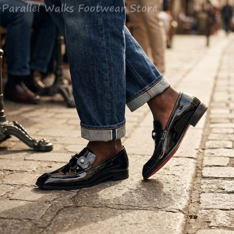 Sepatu Loafer Pria Hitam Kulit - Men'S Shoes Smart ulasan dan harga