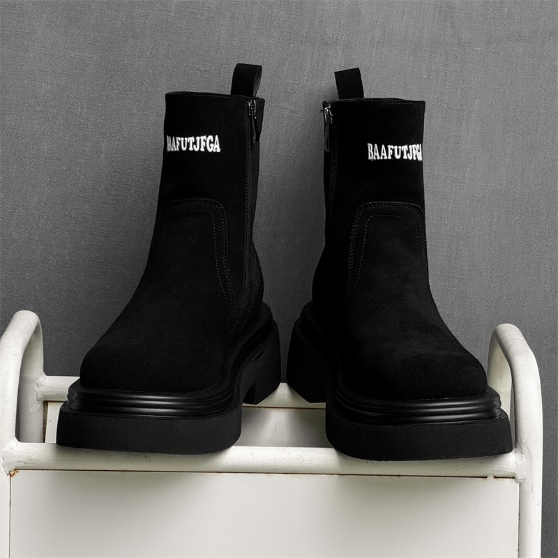 Sepatu Bot Pendek Gaya Pasanga - Men'S Shoes Increase Height ulasan dan harga