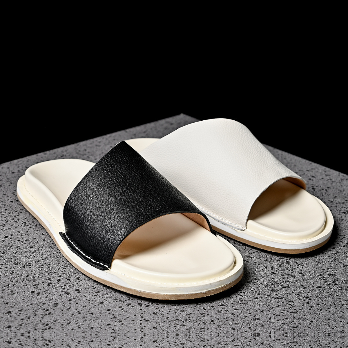 Sandal Kulit Asli Pria Lembut  - Men'S Shoes Hey Dude ulasan dan harga
