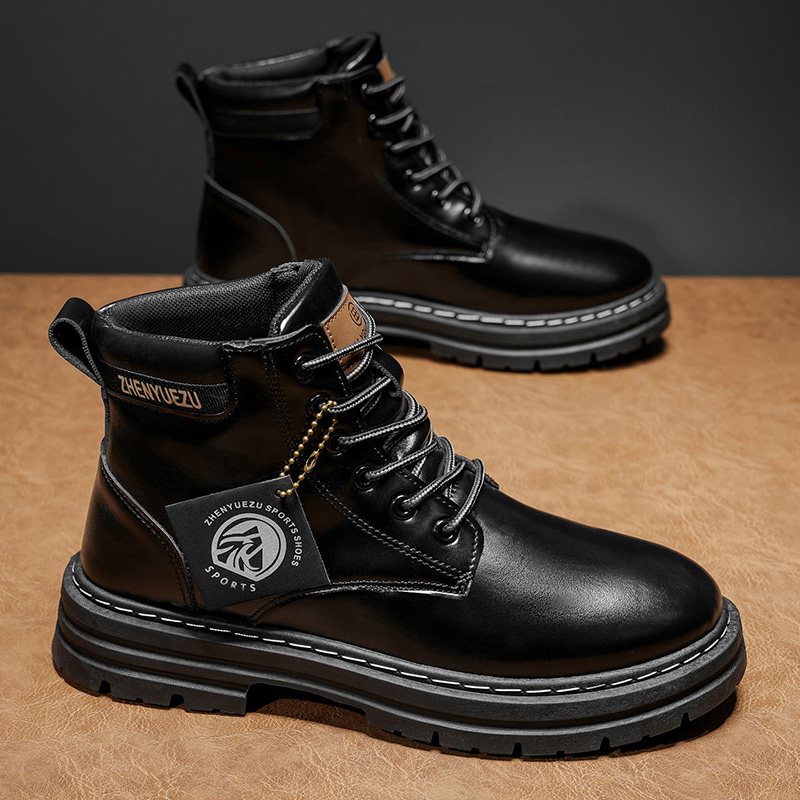 Sepatu Bot Pendek Retro Musim  - Men'S Shoes Increase Height ulasan dan harga