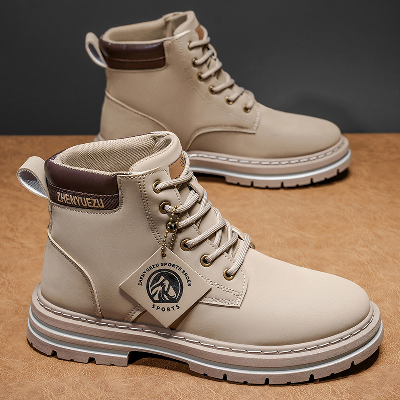 Sepatu Bot Pendek Retro Musim  - Men'S Shoes Increase Height ulasan dan harga