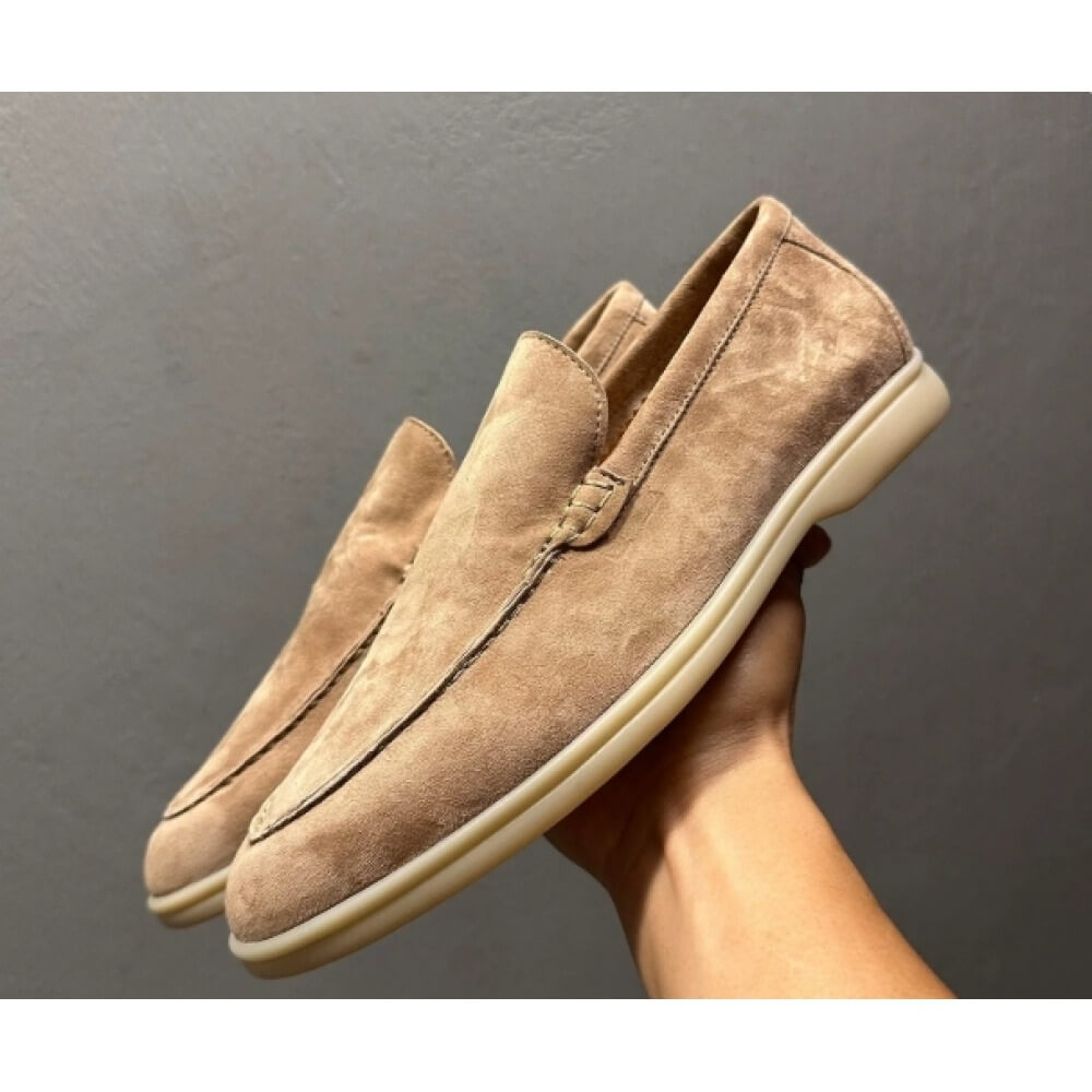 Sepatu Loafer Kasual Suede Bei - Men'S Shoes Smart ulasan dan harga