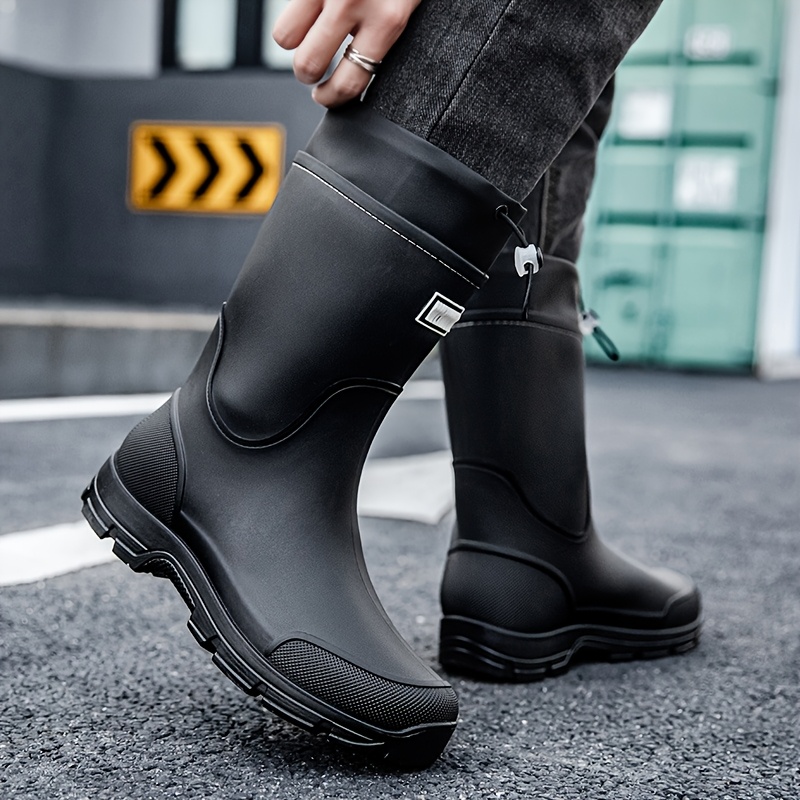 Sepatu Bot Hujan Pria Anti Air - Men'S Shoes Water Resistant ulasan dan harga