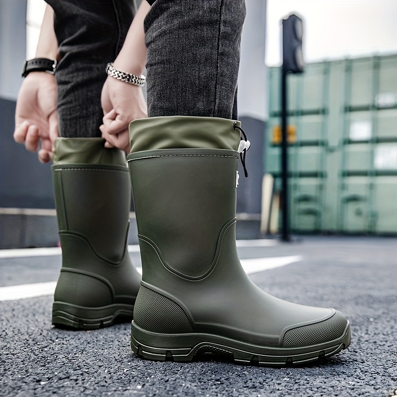 Sepatu Bot Hujan Pria Anti Air - Men'S Shoes Water Resistant ulasan dan harga