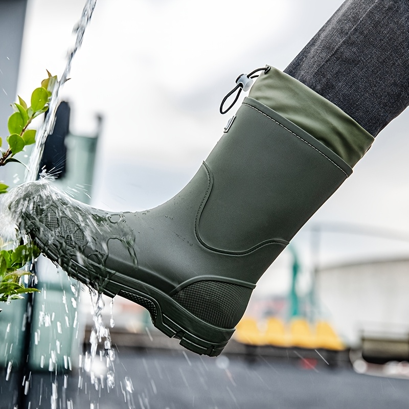 Sepatu Bot Hujan Pria Anti Air - Men'S Shoes Water Resistant ulasan dan harga